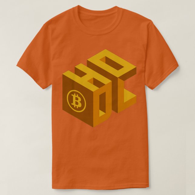 Camiseta hodl 3d (Frente do Design)