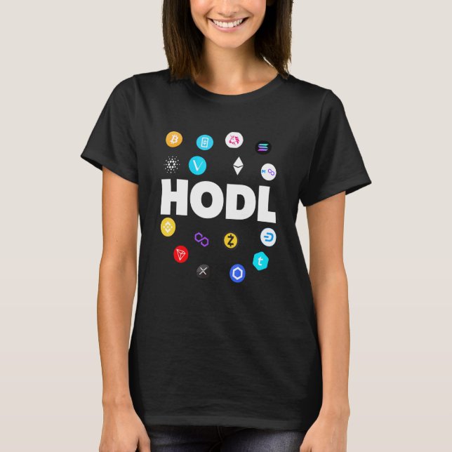 Camiseta Hodl Bitametéum Cardano Xrp Cryptocurrency B (Frente)