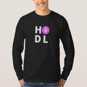 Camiseta Hodl Bitcoin criptomoeda Eth Defi Btc Blockchain