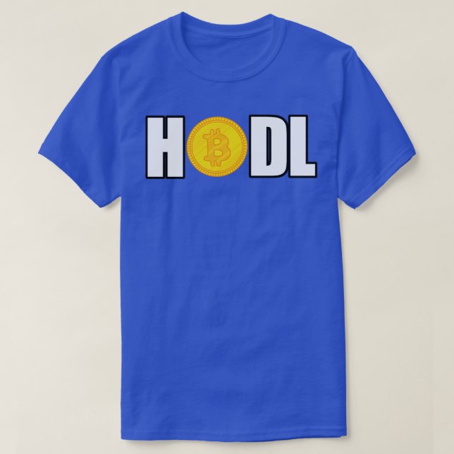 Camiseta HODL de criptografia (Frente do Design)