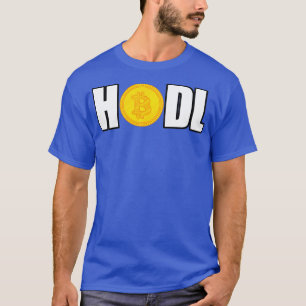 Camiseta HODL de criptografia