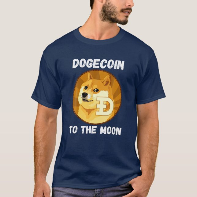Camiseta Hodl Dogecoin To Moon - Crypto Doglers Fu (Frente)