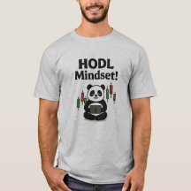 HODL Mindset Panda - Motivação de Negociação de Cr