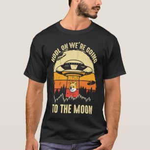Camiseta HODL Na Lua Cryptocurrency Crypto Dogecoi