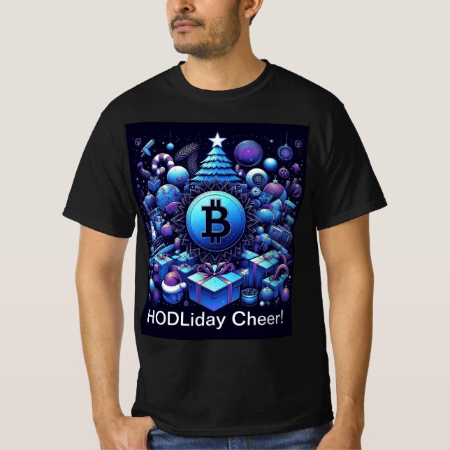 Camiseta HODLiday Cheer Crypto Christmas T-Shirt (Frente)