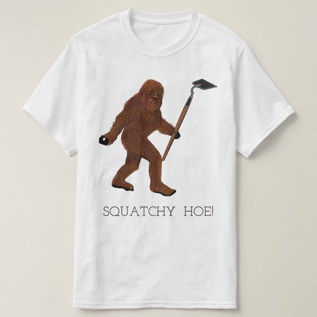 Camiseta Hoe de Squatchy! (Frente do Design)