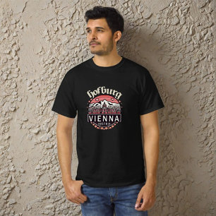 Camiseta Hofburg em círculos Valor masculino