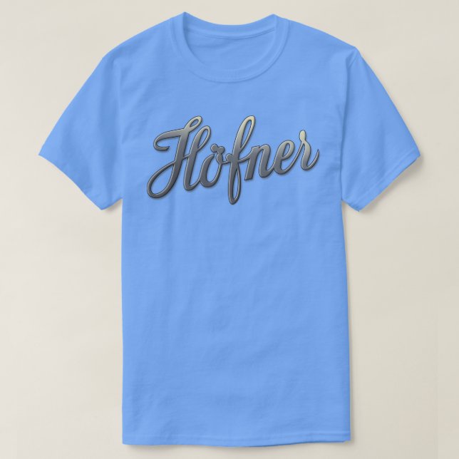 Camiseta Hofner (Frente do Design)