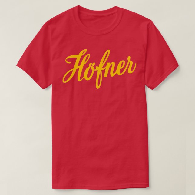 Camiseta Hofner 1 (Frente do Design)