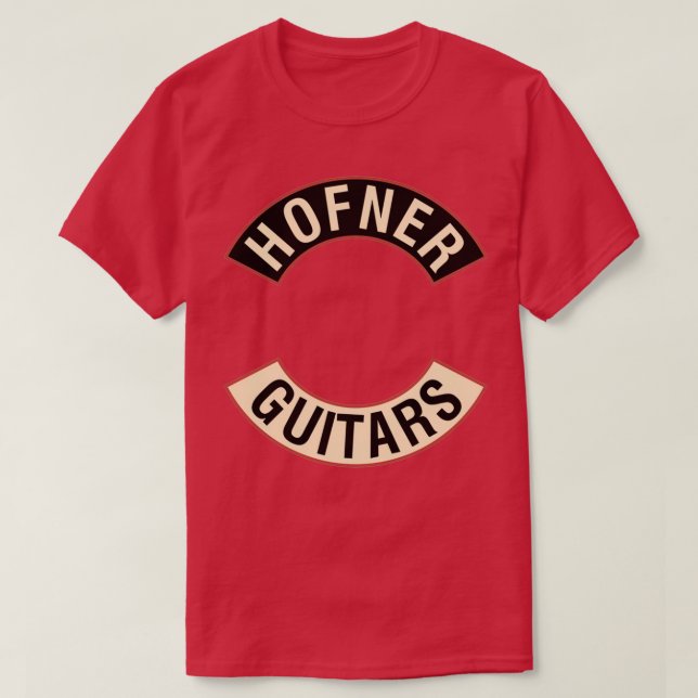 Camiseta Hofner Guitars (Frente do Design)
