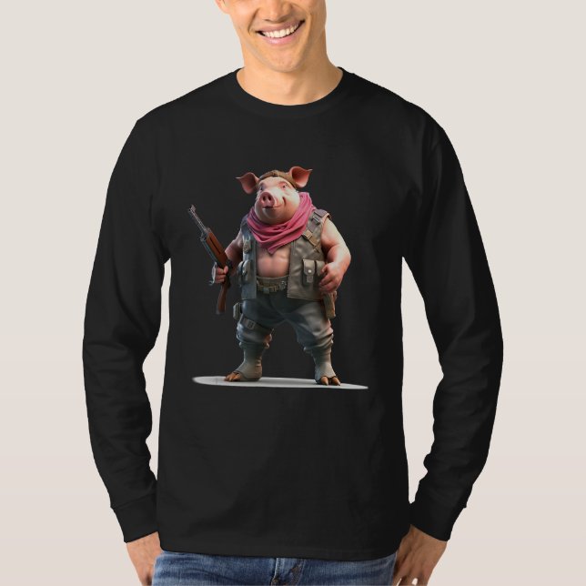 Camiseta Hog Hunting Adventure for Boar Hunter and Boar Hun (Frente)