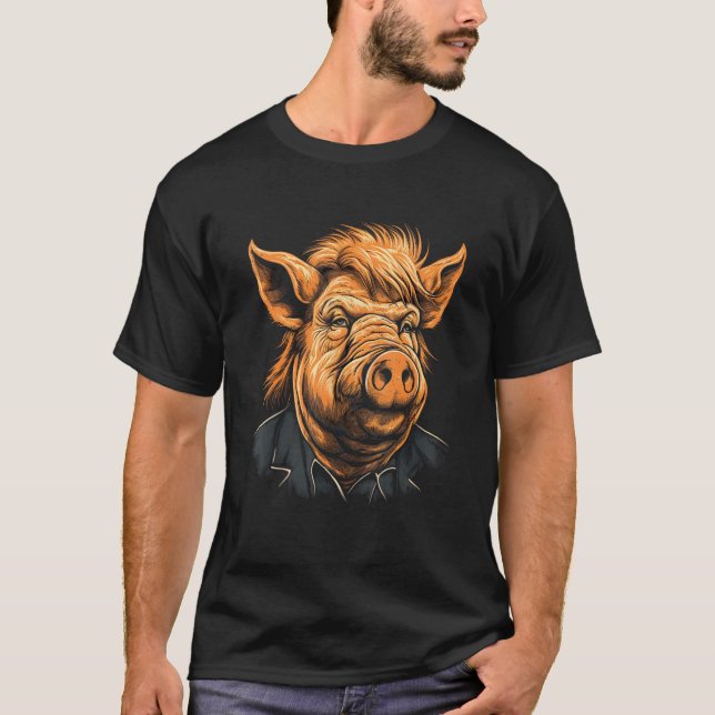 Camiseta Hog Hunting Adventure for Boar Hunter and Boar Hun (Frente)