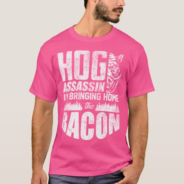 Camiseta Hog Hunting Hog Hunter Boar Hunter Hunting Hunters (Frente)