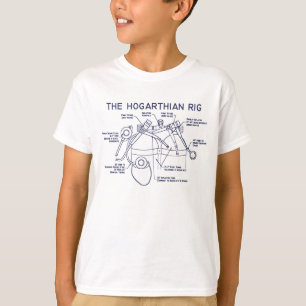 Camiseta Hogarthian caçoa o t-shirt