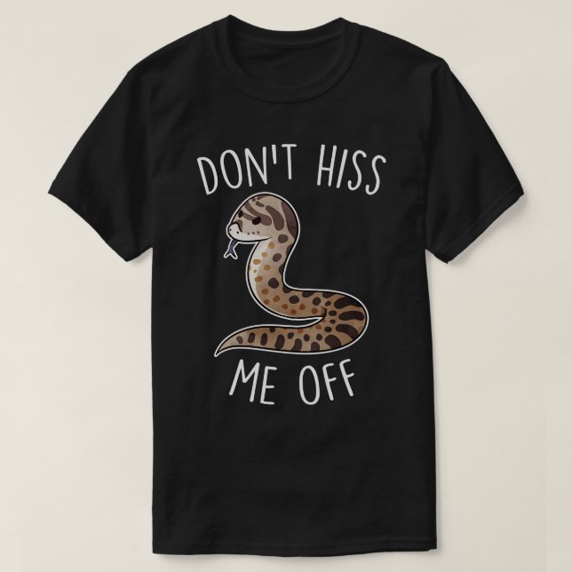 Camiseta Hognose Cobra não me irrite (Frente do Design)