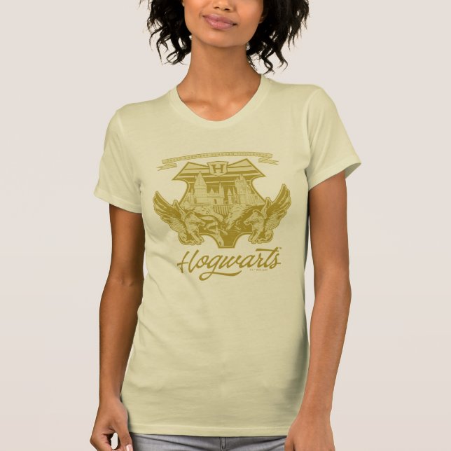 Camiseta HOGWARTS™ Winged Shield Graphic (Frente)