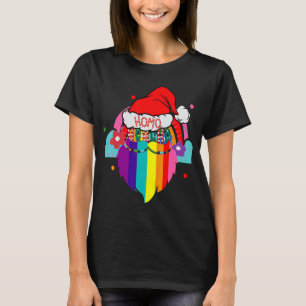 Camiseta Hoho Homo Gay Natal Santa Hat Aniversário Gay Sa