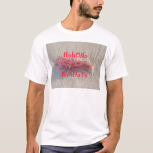Camiseta Hohoho Feriados da Camisa-de-praia