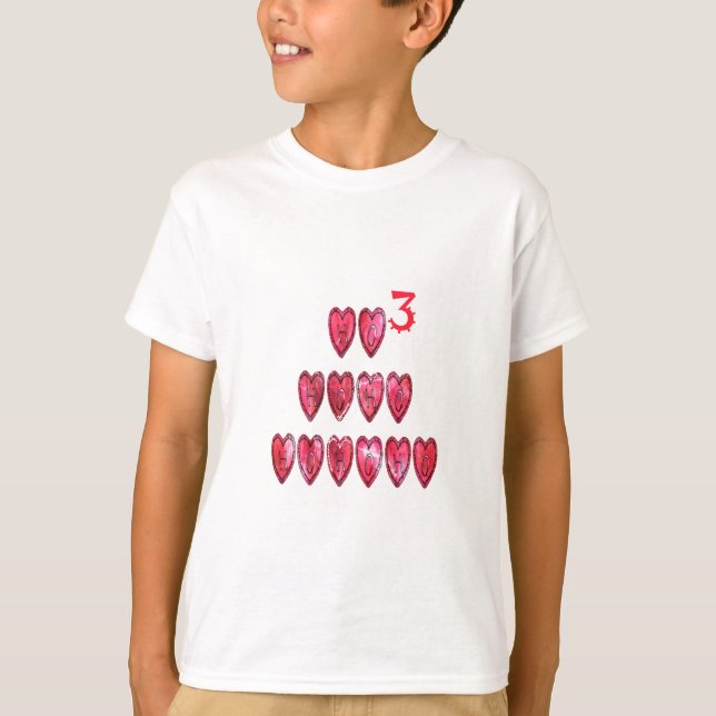 Camiseta Hohoho Hearts Papais noeis Legal (Frente)