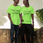 Camiseta Hoje Casei-Me Com O Meu Melhor Casamento De Amigo<br><div class="desc">Vista orgulhosamente estas t-shirts com a citação "Hoje casei-me com o meu melhor amigo"! Esta camisa vem em muitas cores e estilos. Projetado para estar no Concurso de Casamento de Winterberry Branca de Natal. Visite a coleção para uma grande variedade de outros produtos.</div>