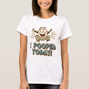 Camiseta Hoje, Chamei Humor De Banheiro Engraçado