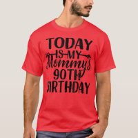 Hoje É A Minha Mãe 90 Festa de aniversário Ideia P