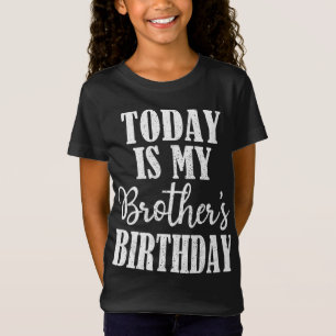 Camiseta Hoje é a Praça de Aniversário da Festa de aniversá