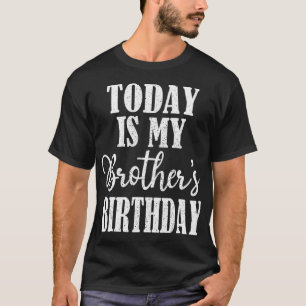 Camiseta Hoje é a Praça de Aniversário da Festa de aniversá