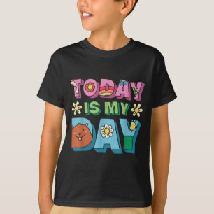 Camiseta Hoje É Dia Da Marmota Mulheres Engraçadas Retro 60