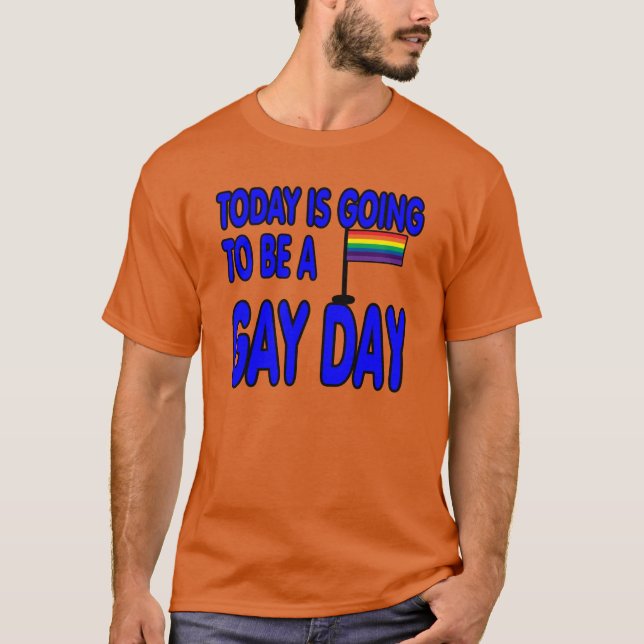 Camiseta Hoje é um dia alegre (Frente)