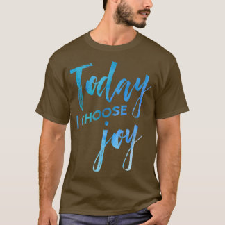 Camiseta Hoje Escolho Joy Watercolor Christian Faith 