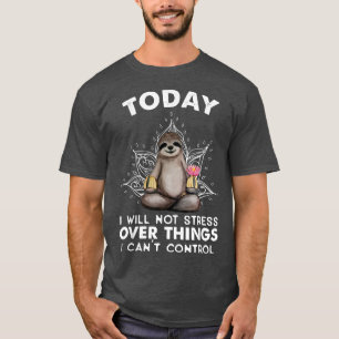 Camiseta Hoje Eu Não Vou Estressar Sobre Coisas Que Eu Poss