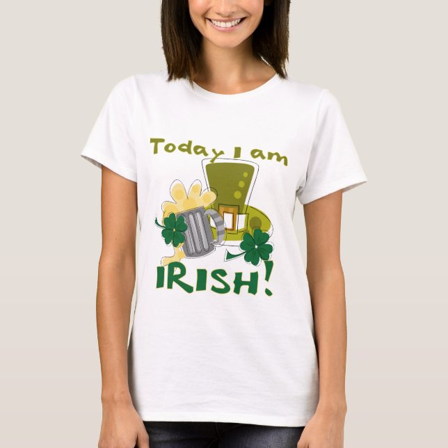 Camiseta Hoje eu sou irlandês (Frente)