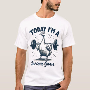 Camiseta Hoje eu sou um grande ginásio de pesos levantantes
