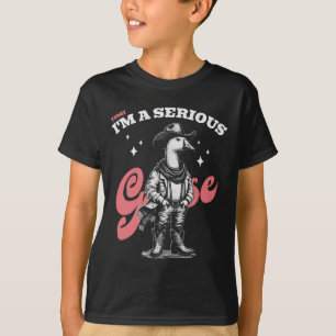 Camiseta Hoje eu sou um Sério Cowboy Ganso