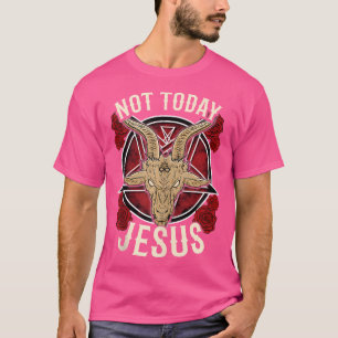 Camiseta Hoje Jesus I ateu satânico