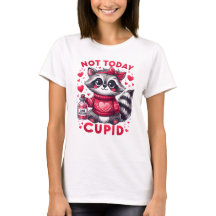 Hoje Não É Design De Cupid Raccoon