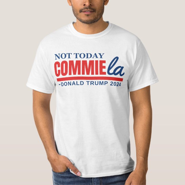 Camiseta Hoje não é o Commie La (Frente)