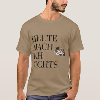 Camiseta Hoje não estou fazendo nadaIlustração de Gato Engr