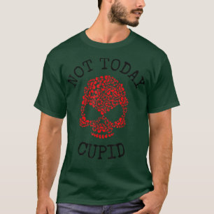 Camiseta Hoje não, Gir de solteiro floral do Dia de os namo