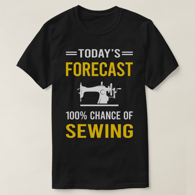 Camiseta Hoje Previsão de Semente (Frente do Design)