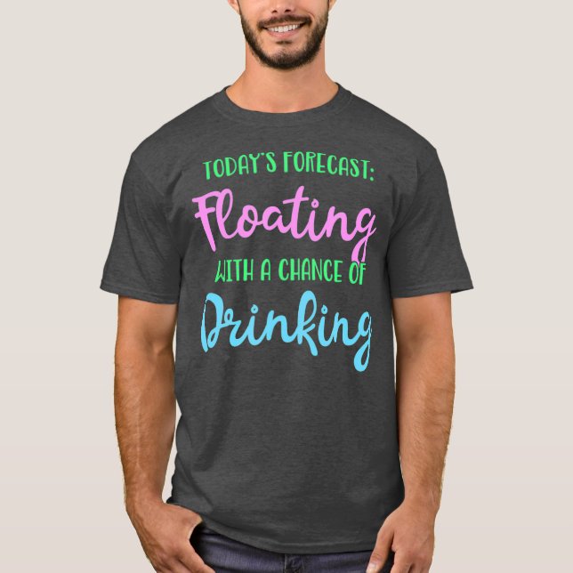 Camiseta Hoje Previsão Flutuante Com Possibilidade De (Frente)