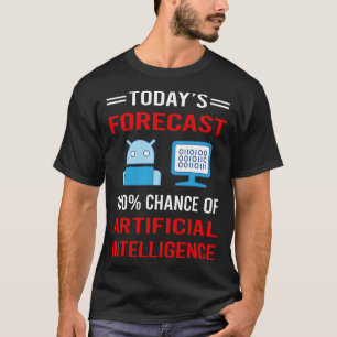 Camiseta Hoje Previsão Inteligência Artificial AI
