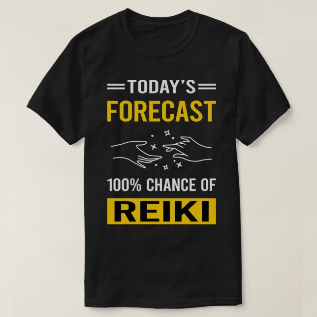 Camiseta Hoje Previsão Reiki (Frente do Design)