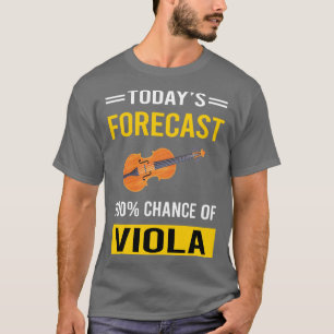 Camiseta Hoje Previsão Violista Viola