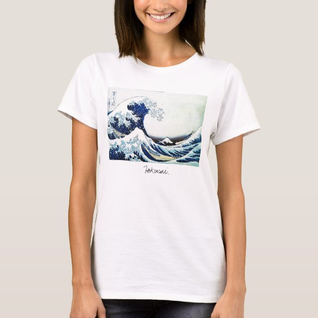 Camiseta Hokusai. (Frente)