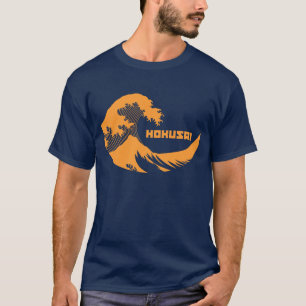 Camiseta Hokusai - a grande onda