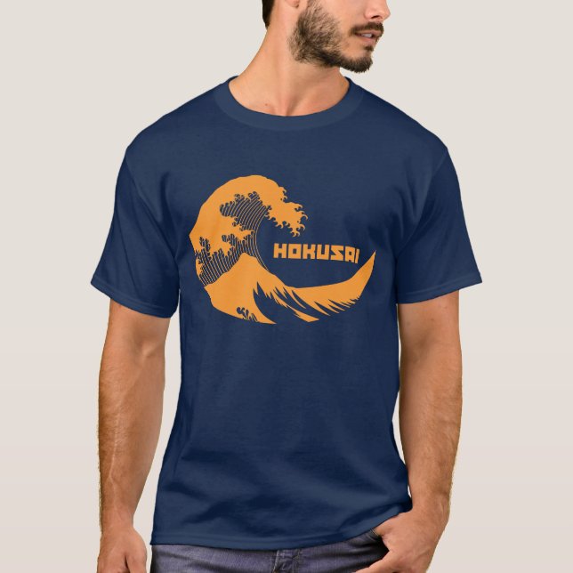 Camiseta Hokusai - a grande onda (Frente)