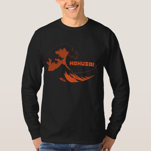 Camiseta Hokusai - a grande onda (Frente)