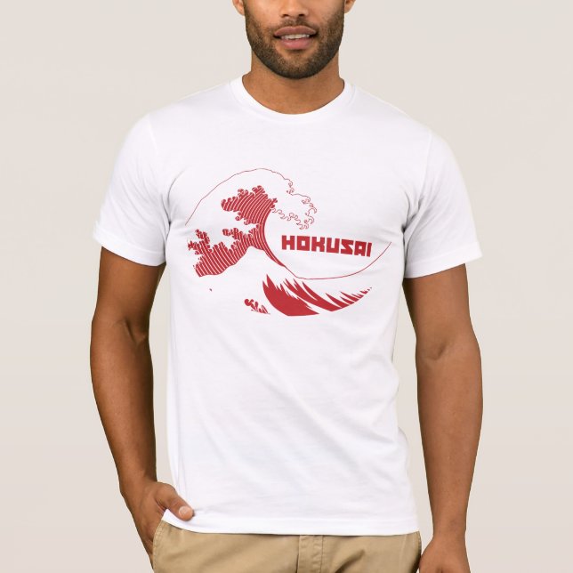 Camiseta Hokusai - a grande onda (Frente)